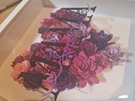 Personalisierter Bilderrahmen - Rosenrahmen