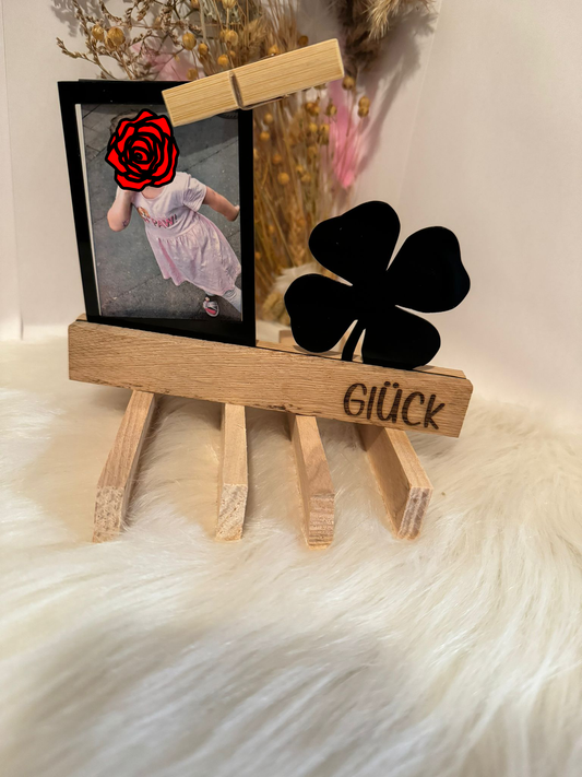 Holz-/Acryl-Aufsteller für Bilder