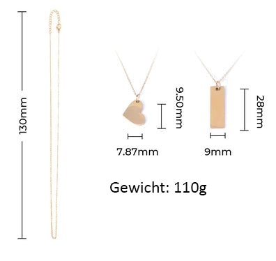 Halskette inkl. Wunschgravur