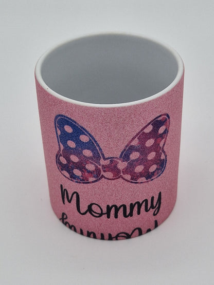 Glitzertasse "Mommy"