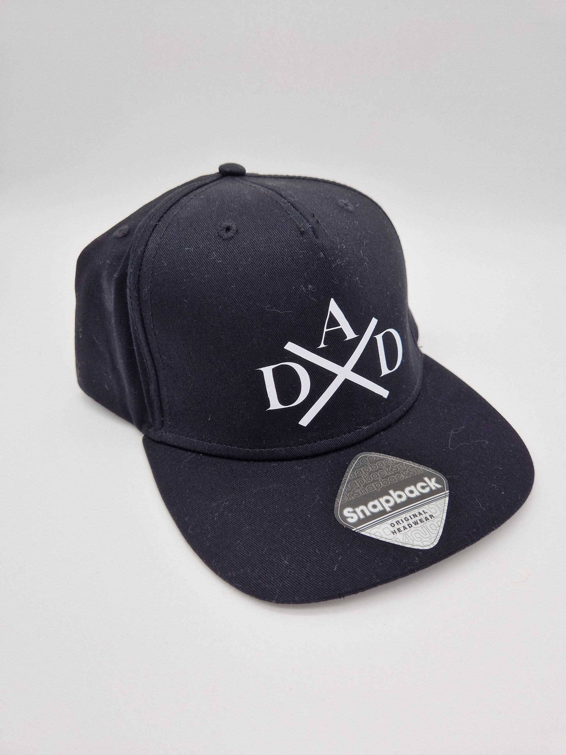 Snapback Cap Schwarz "Dad"