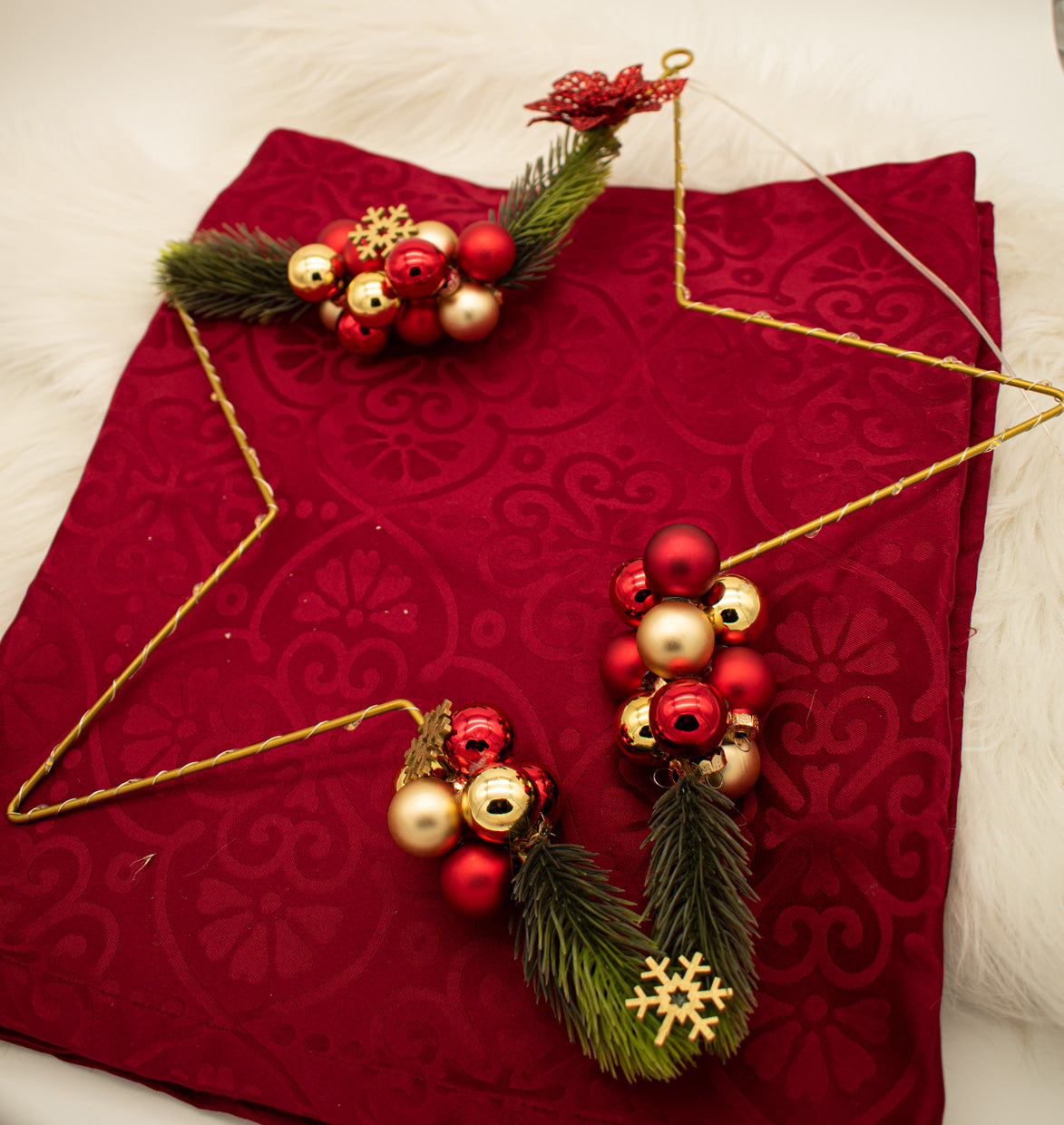 Winterdeko Stern inkl. Beleuchtung