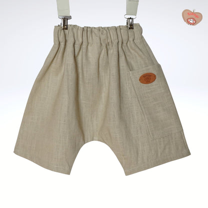 Kibagi - Leinen Shorts Gr. 92/98 - 128/134 im Baggy Style